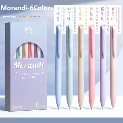Morandi Bible Gel Pen Set - 6 Pack