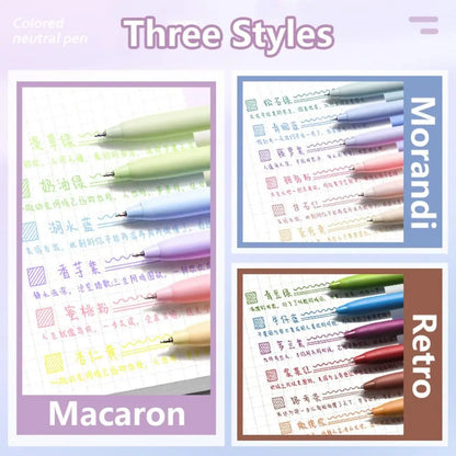 Morandi Bible Gel Pen Set - 6 Pack