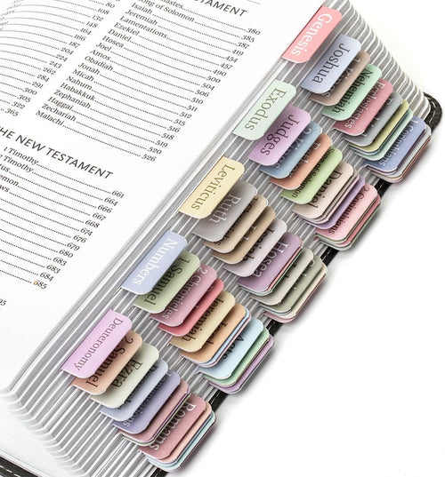 Aesthetic Bible Tabs - 75 Pc Set